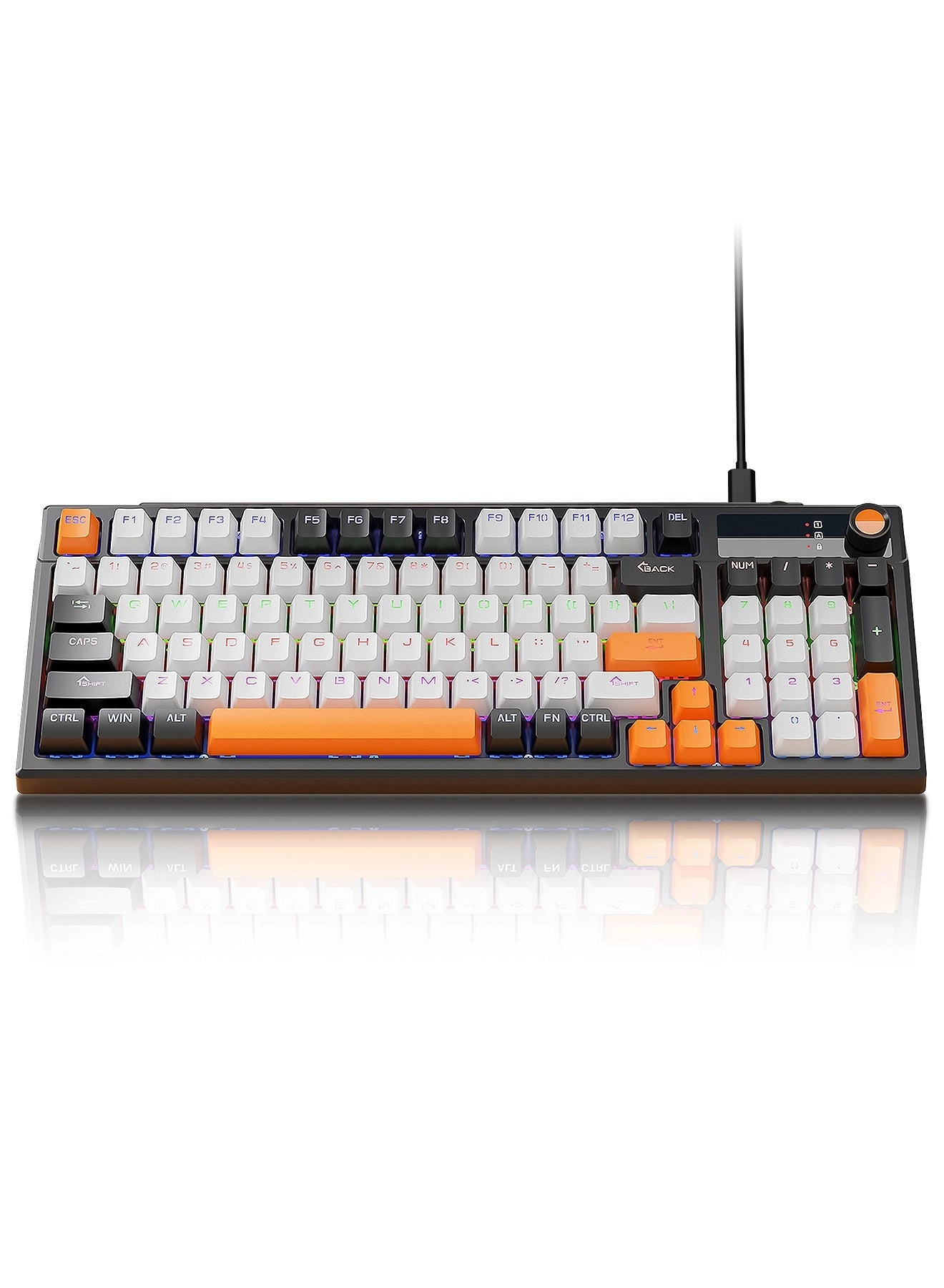 95-Key Wired Mechanical Keyboard - Wired