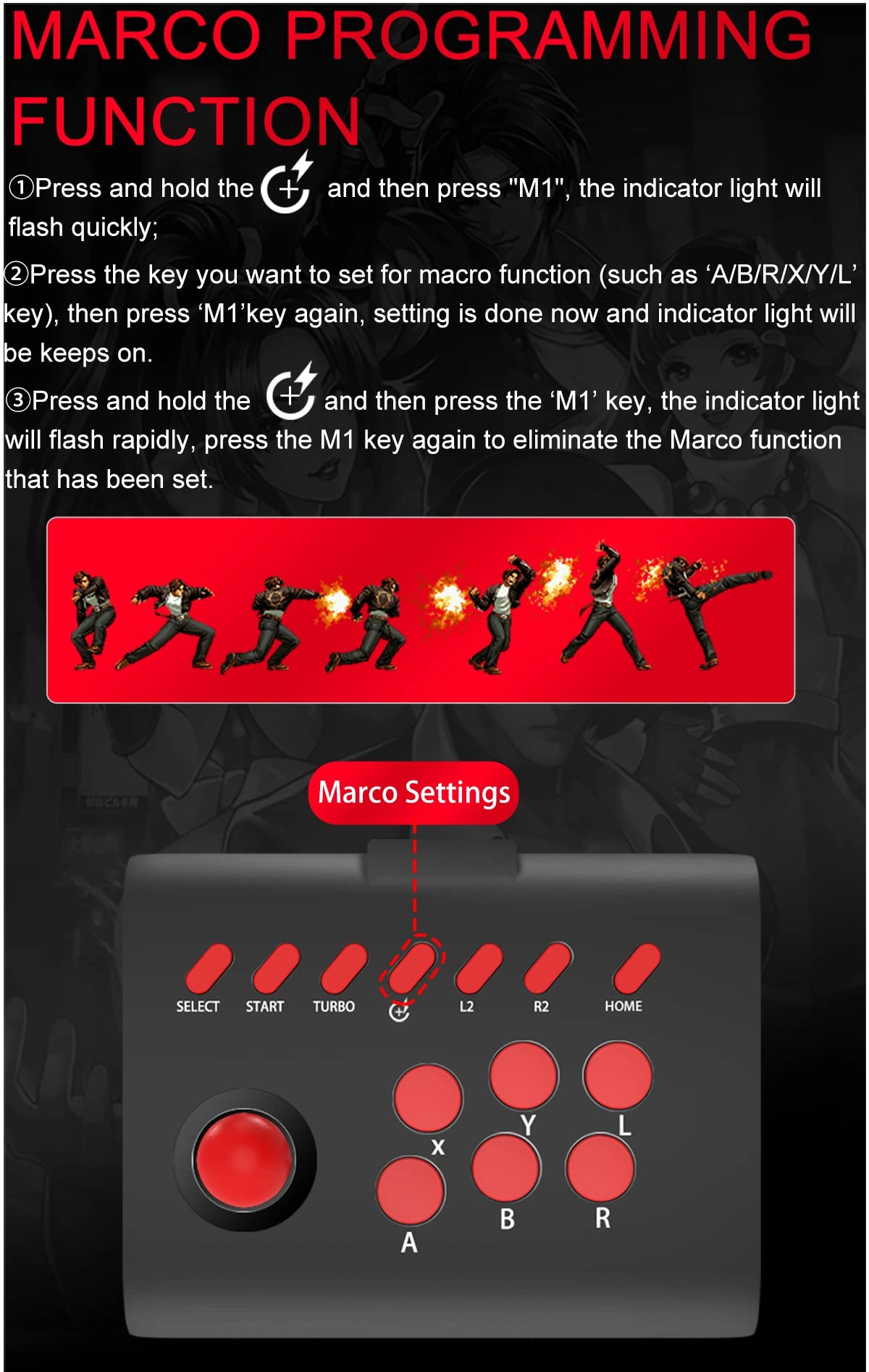 Arcade Fight Stick - Black