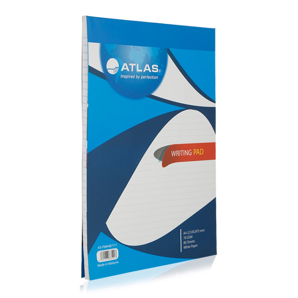 Atlas Writing Pad A4 - 80 Sheets