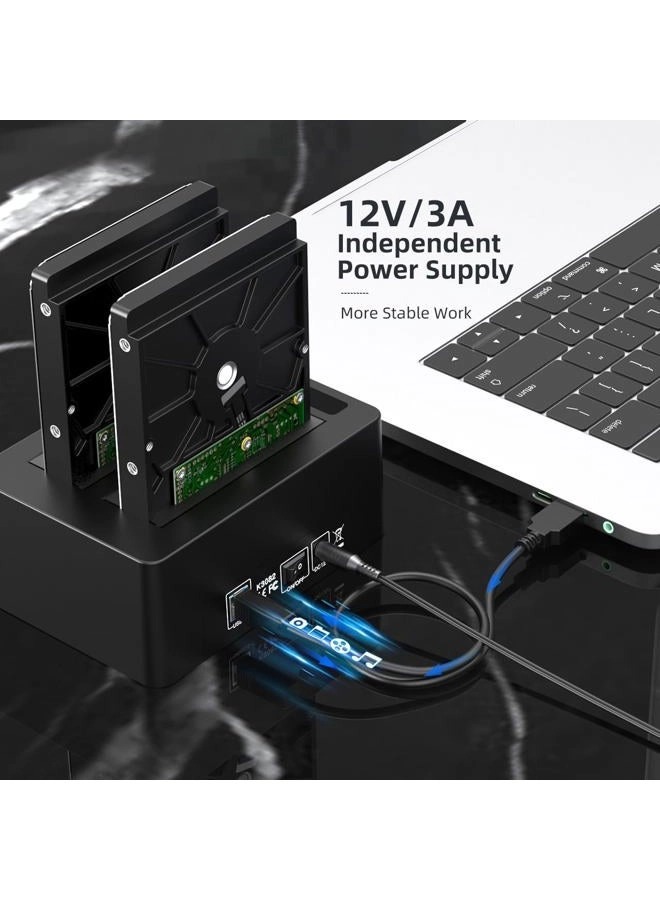 Dual Bay Hard Drive Docking Station - 2 Bay