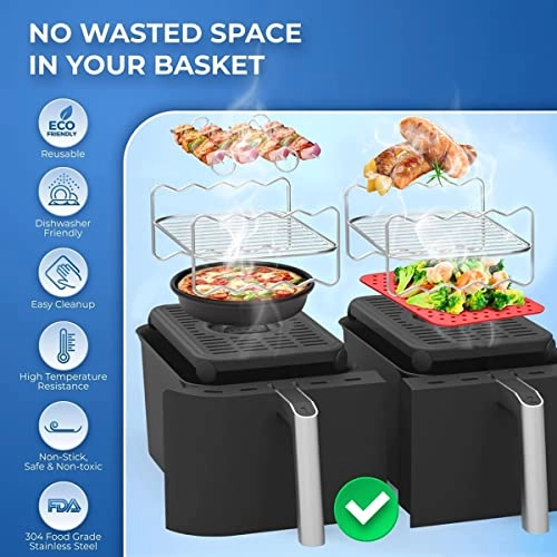 Air Fryer Accessories - Stainless Steel 6-Piece