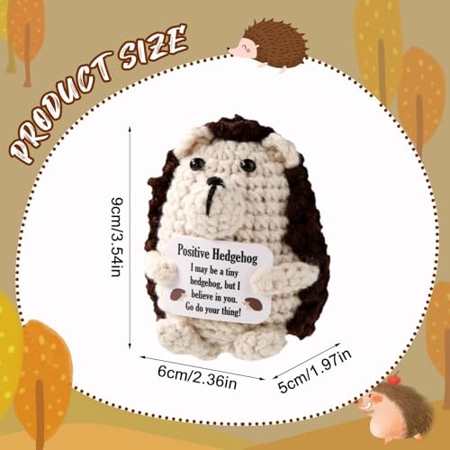 Hedgehog Positive 9 cm Crochet