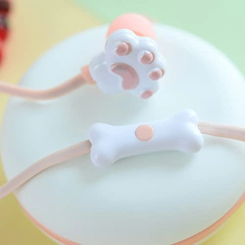Cute Cat Claw Wired Earphone Bundle