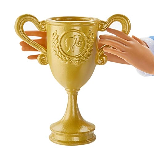 Barbie Soccer Coach Playset - Brunette Coach Doll Student Doll Accessories Ages 3+