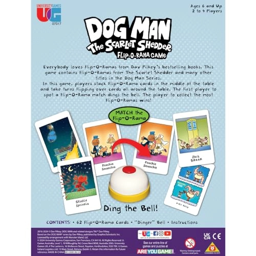 Dog Man Flip-o-Rama - Card Matching Game