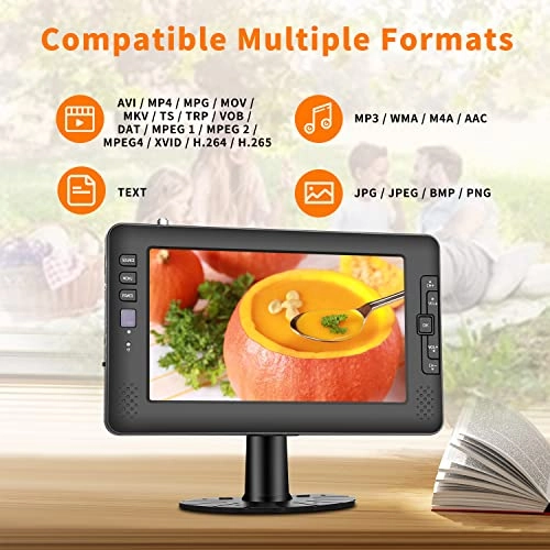 IPS Screen Portable TV - 480p 9"