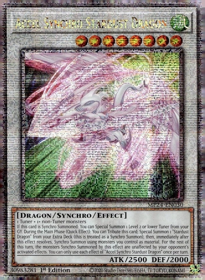 Yu-Gi-Oh! Accel Synchro Stardust Dragon MP24-EN030 - 1st Edition
