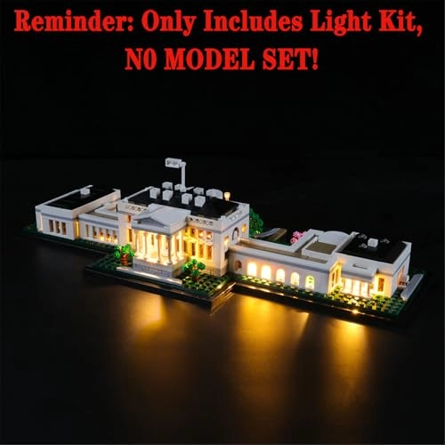 LED Light Set - Compatible with 21054 White Architecture