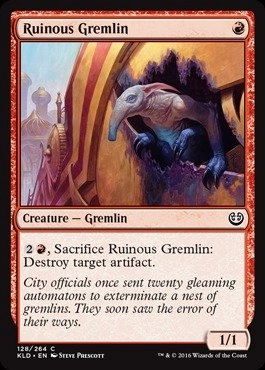 Wizards of the Coast Ruinous Gremlin 128/264