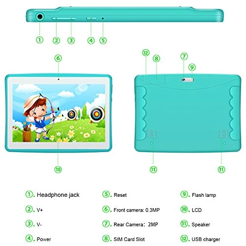 Kids Tablet - 2GB 10.1 Inches 32GB