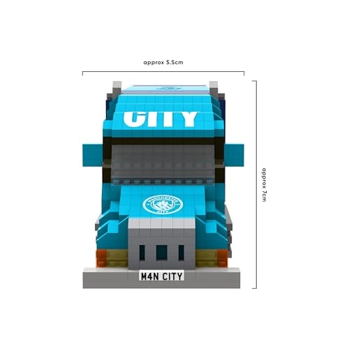 BRXLZ Bricks 3D Football Truck Construction Kit - Manchester City FC 1480 pcs