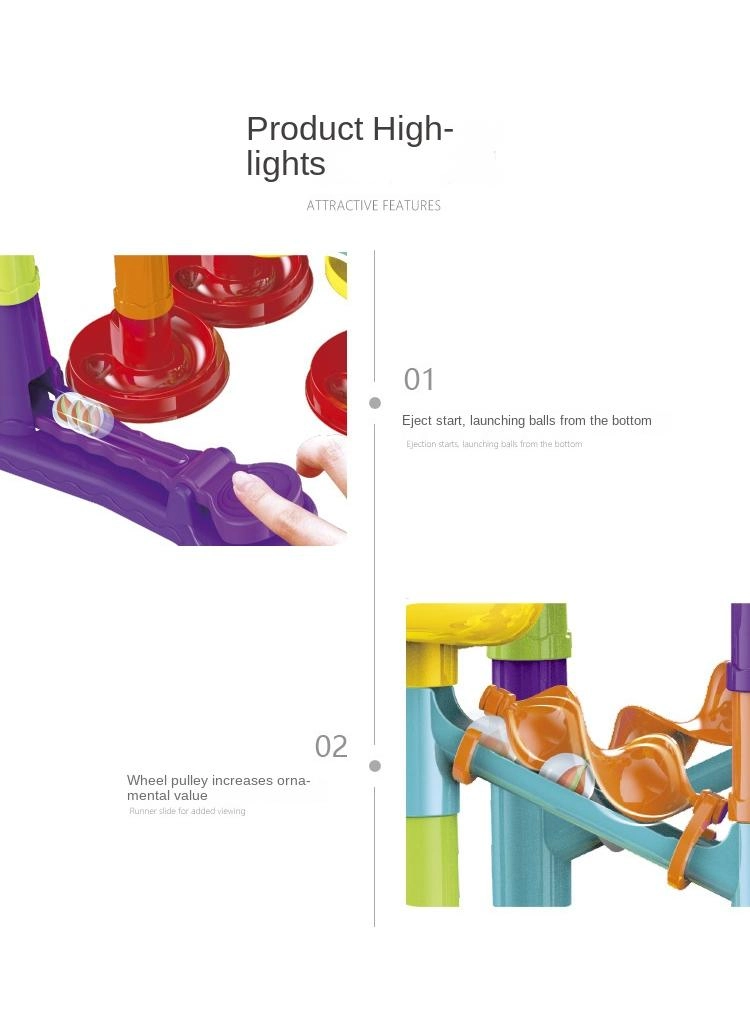 Marble Run Set - Construction 113 pcs