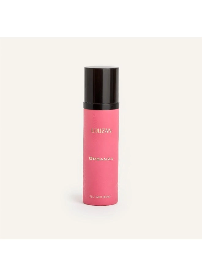 LOUZAN Organza All-Over Body Spray - 100ml Warm Vanilla, Cashmeran, Amber & Musk