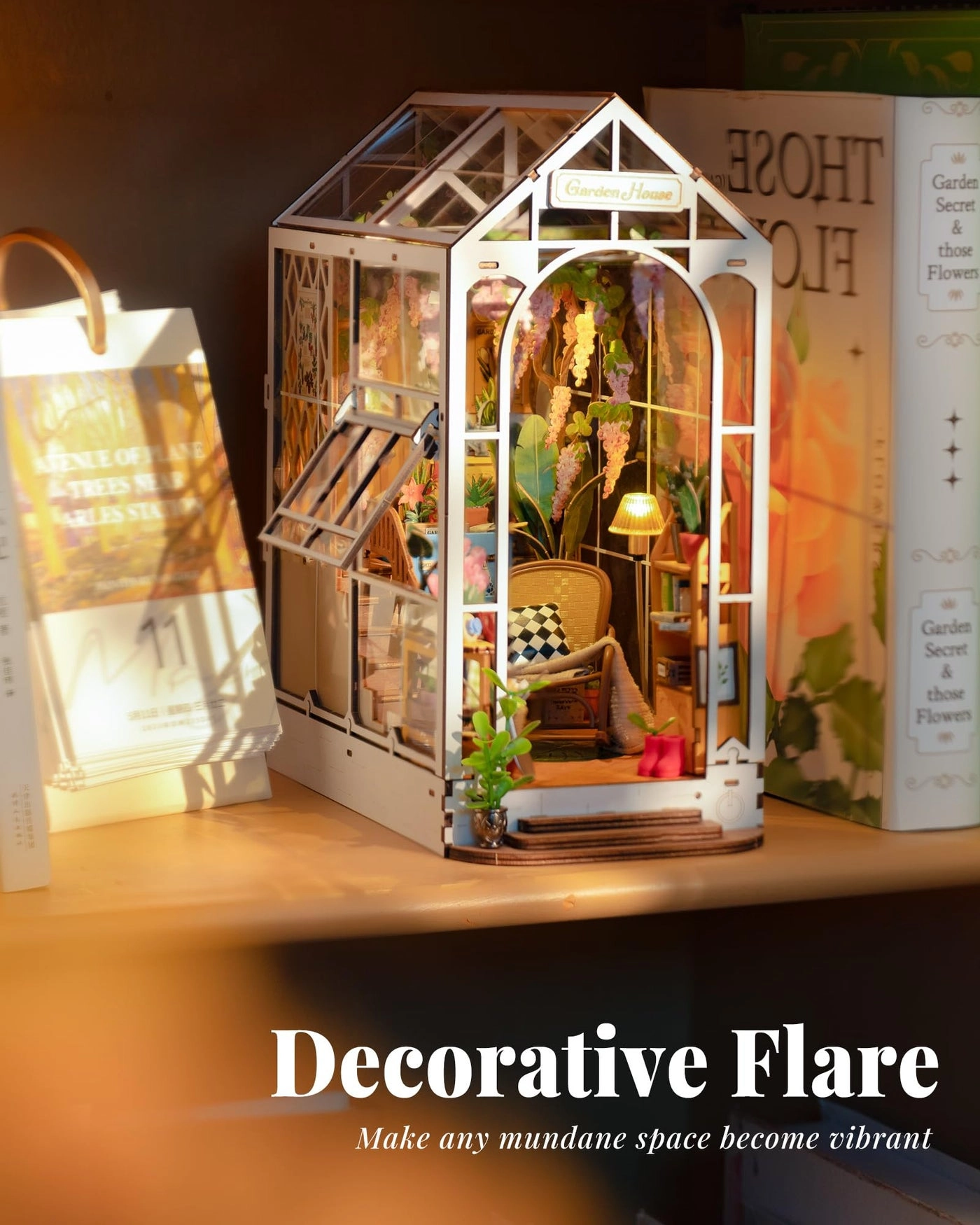 DIY Miniature Dollhouse Kit - Dreamy Garden