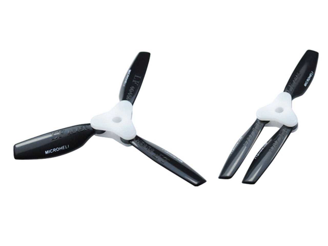 MICROHELI 3-Blade Propeller 4045 - CW/CCW With Bracket Plastic