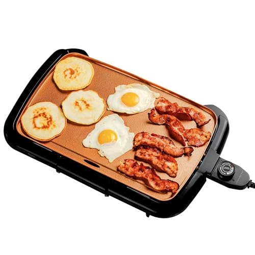 Electric Indoor Kitchen Griddle - 16 x 10 Inch