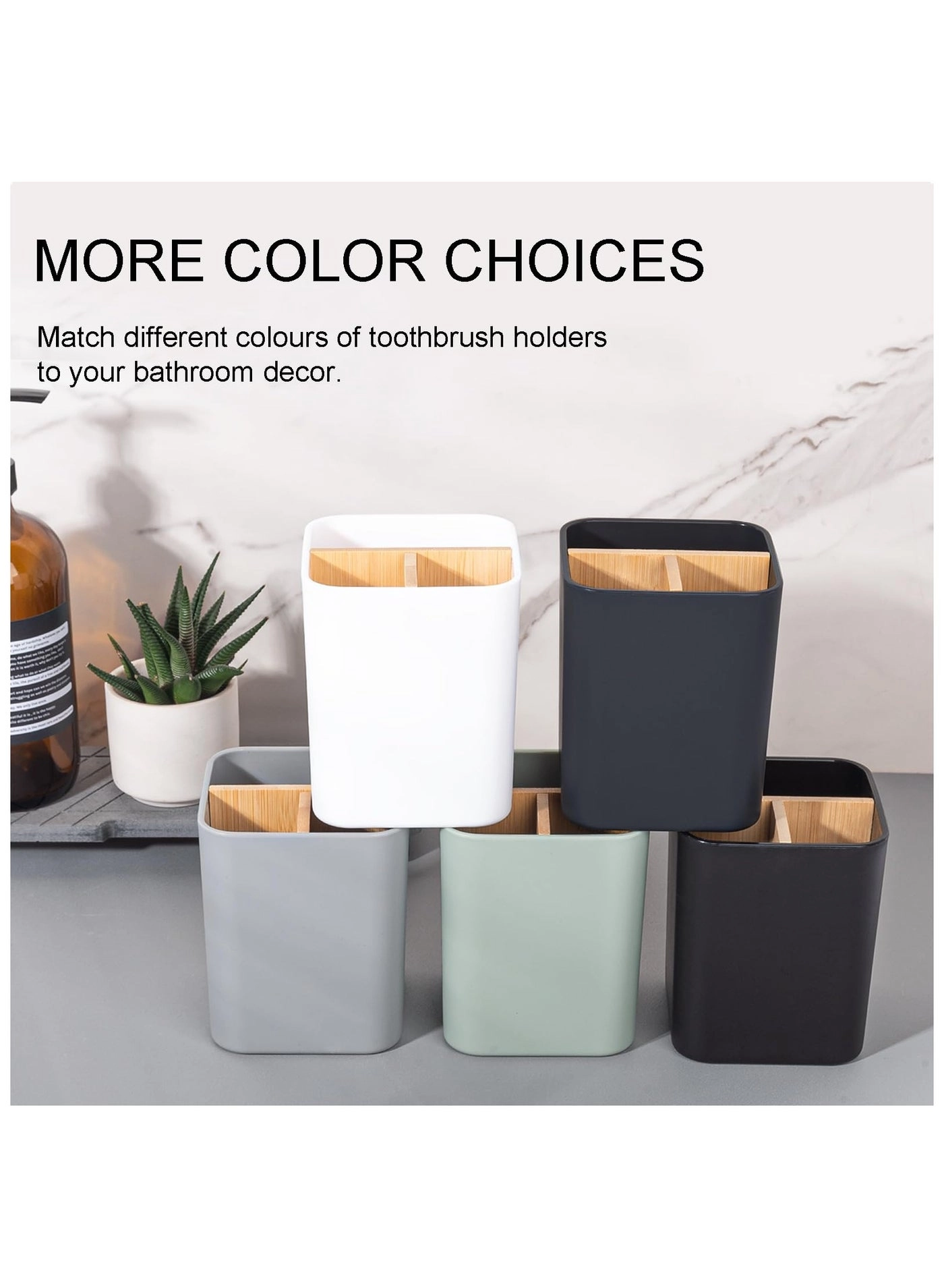 Toothbrush Holder - 3 Slots