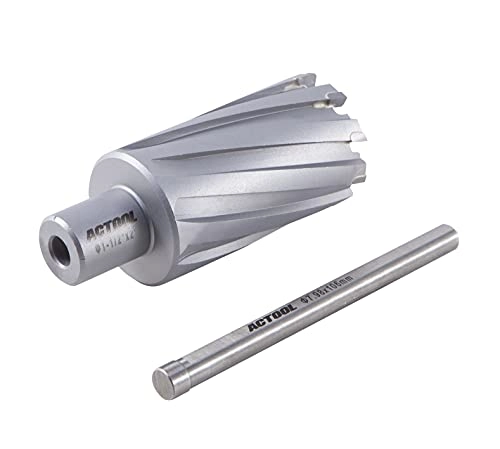 TCT annular cutter - 1-1/2'' steel stainless steel titanium hardened steel rail steel