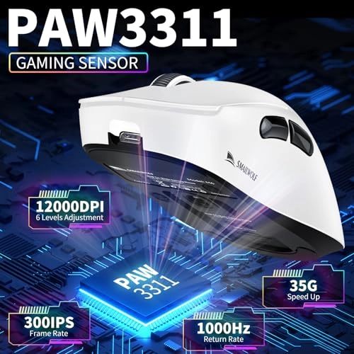 M6 Gaming Mouse - Tri-mode