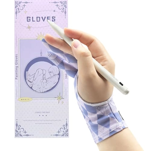 Artist Drawing Glove - 3-Layer Palm Rejection Breathable Right/Left Hand