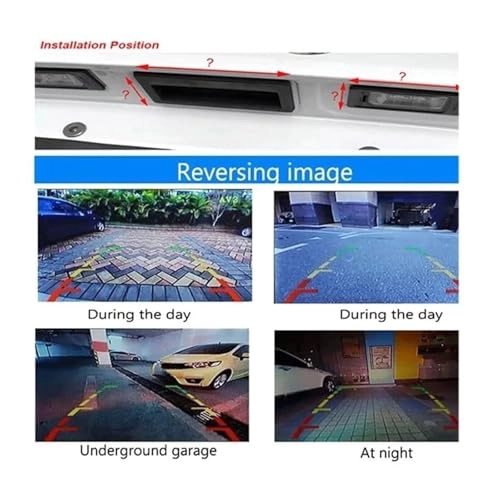 Car Rear-view Camera - Night vision Universal RCA connector 628(H)x582(V) Pixel