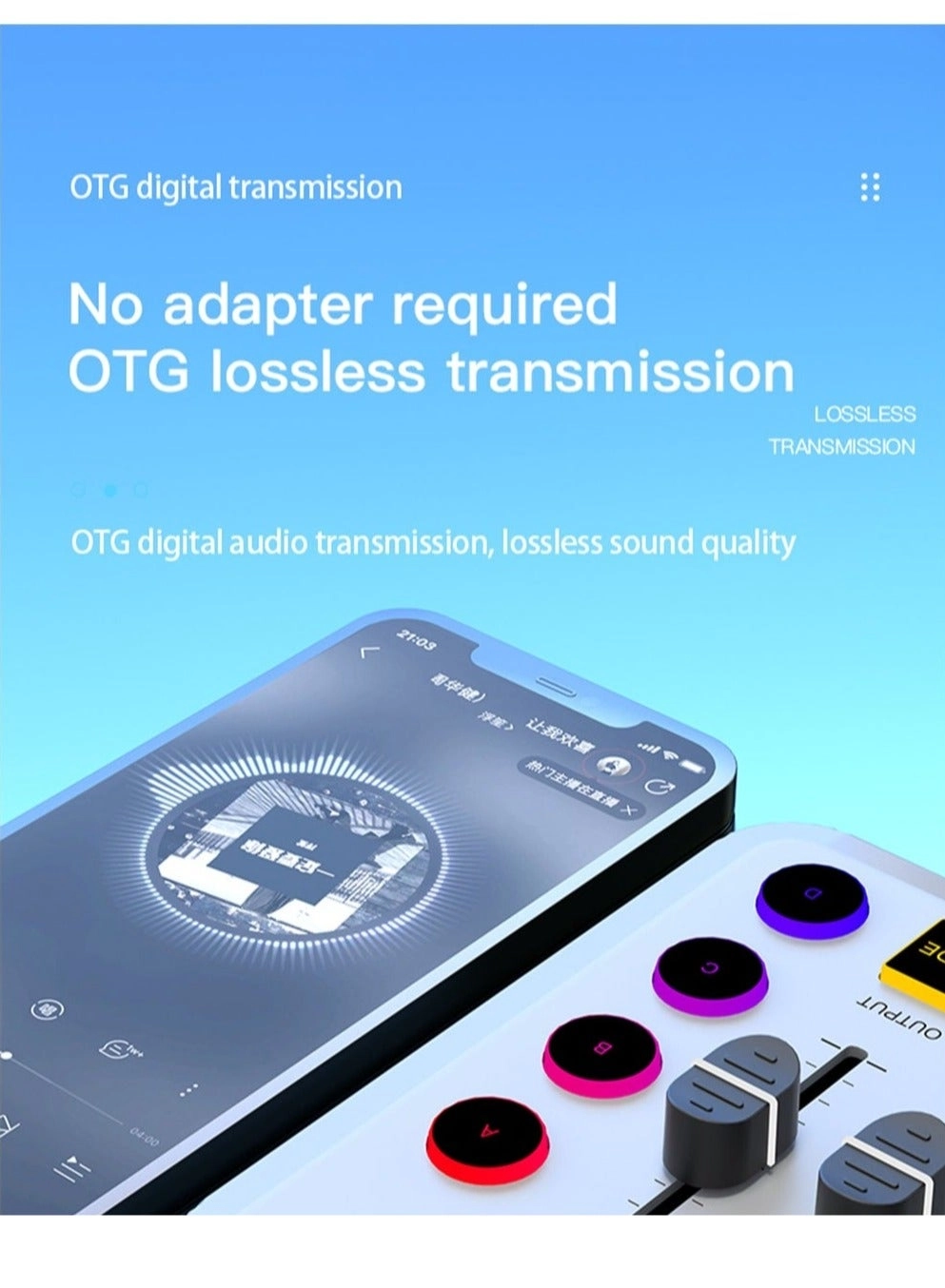 Audio Mixer - HD Rechargeable 48V Phantom Power Set