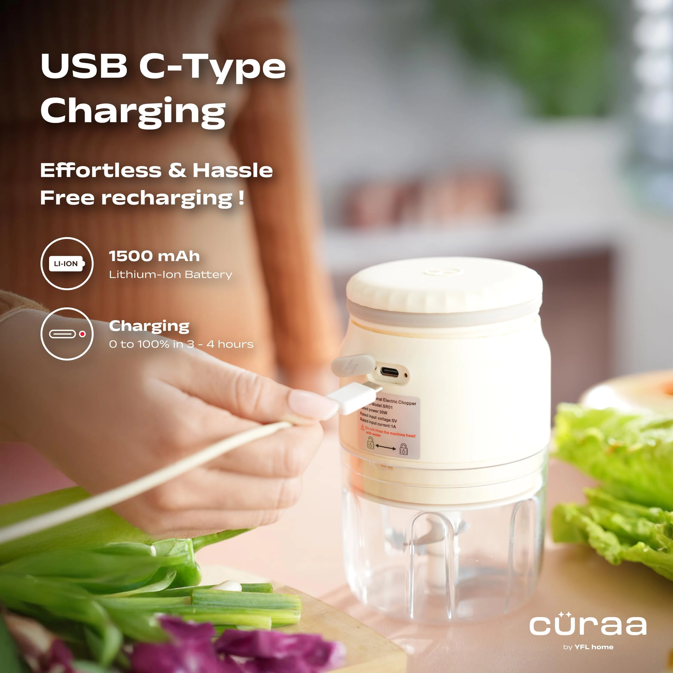 ChopLab Neo - 250 ml Battery Powered