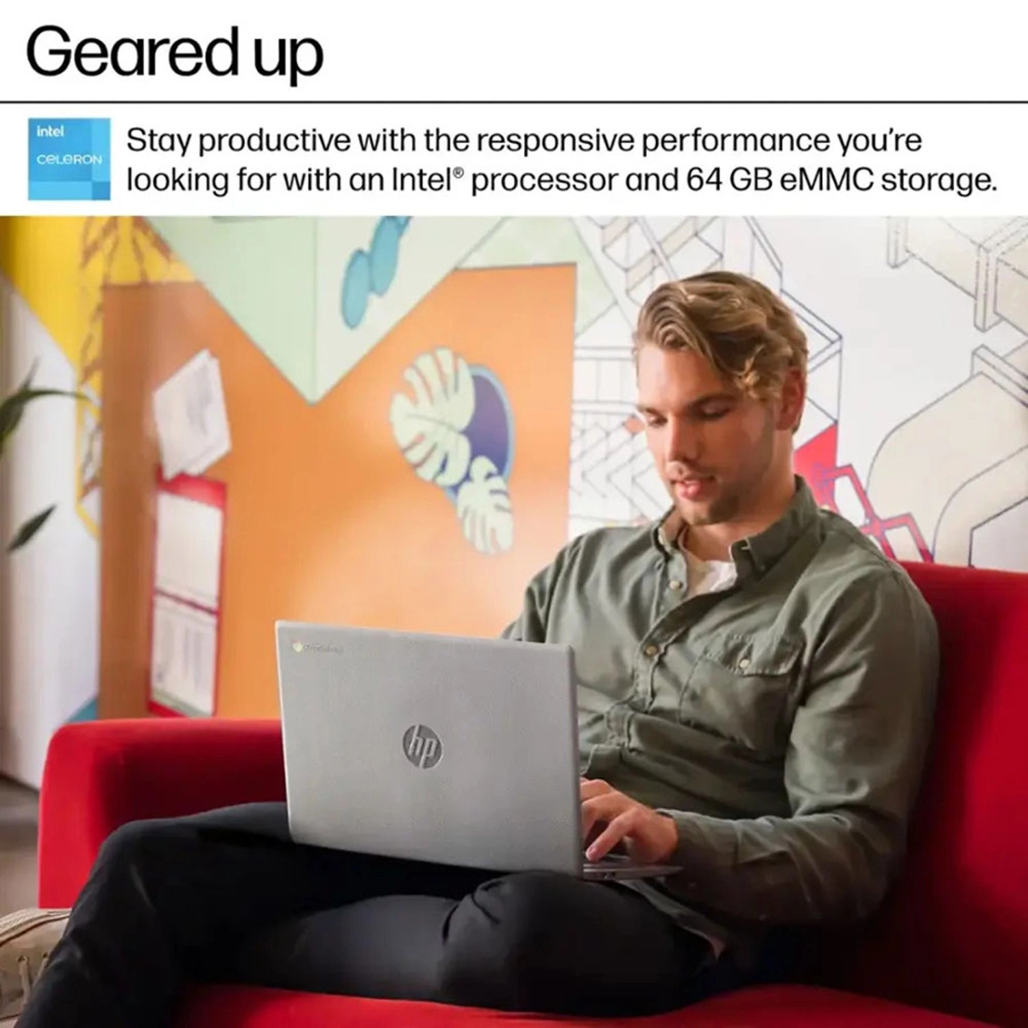 Chromebook 14A-NE1013DX - 14'' Celeron N4500 4GB DDR4 64GB eMMC