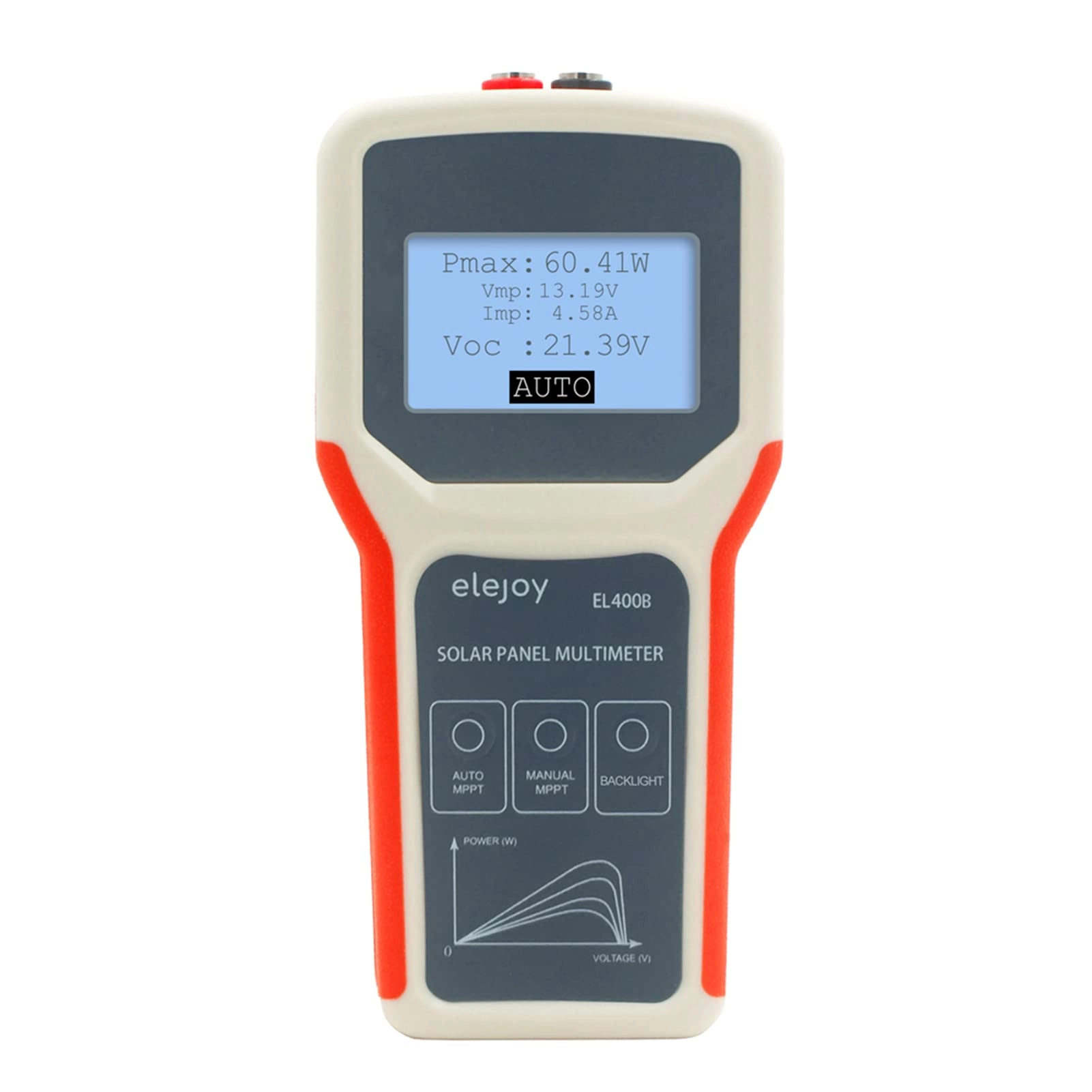 Portable Handheld Photovoltaic Panel Multimeter - LCD Backlight Open Circuit Voltage
