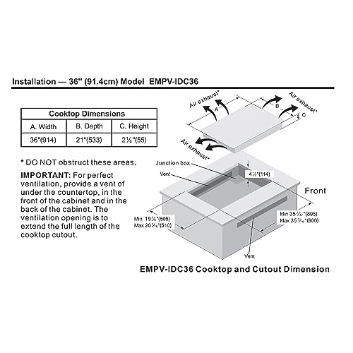 EC77 IDC36 Induction hob