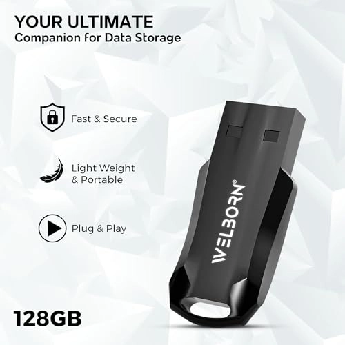 Plastic Pen Drive 2.0 - 128GB