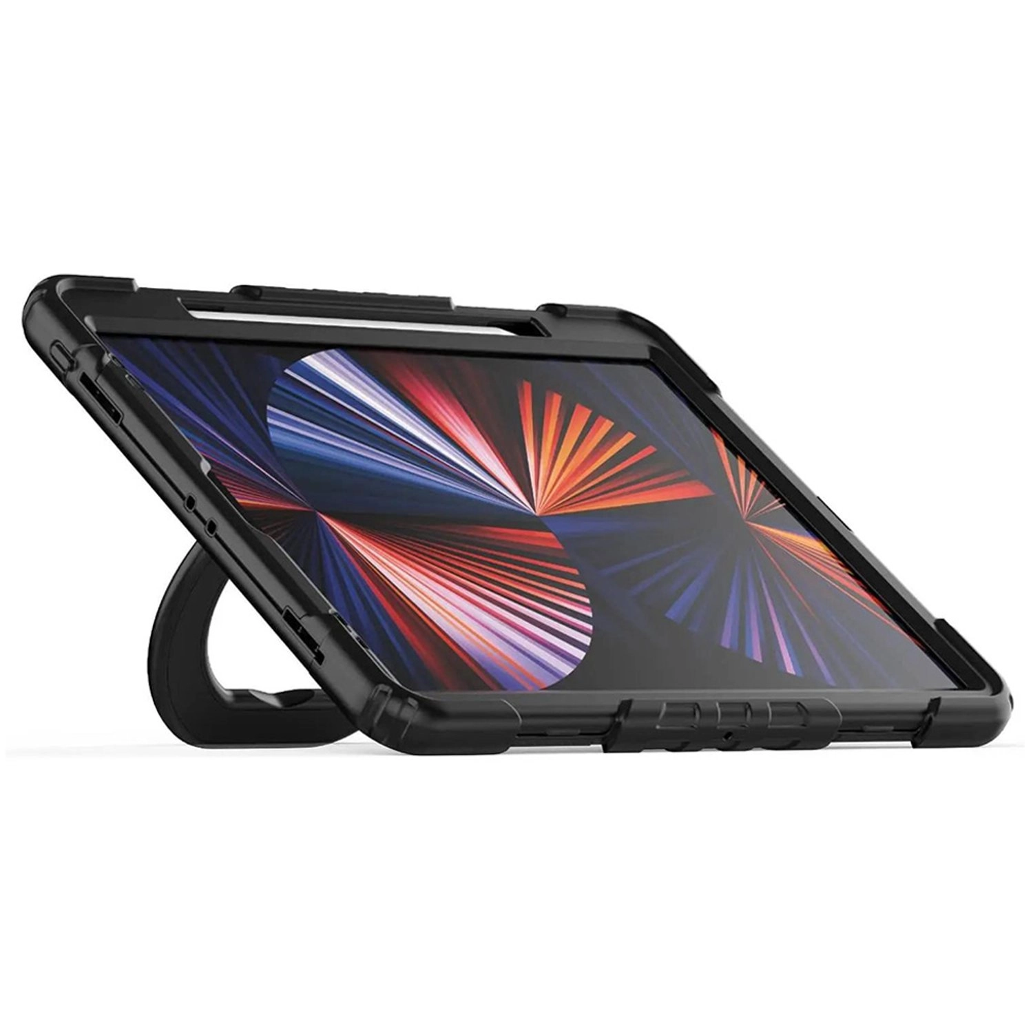 Folio Case with Pencil Holder and Built-In Screen Protector for iPad 11-inch