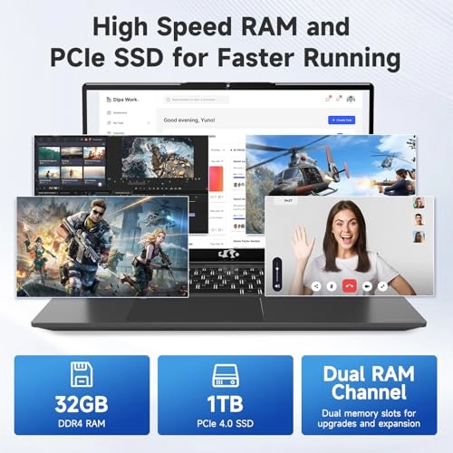 N154R - 15.6'' Core i3-1215U 32GB DDR4 1TB SSD