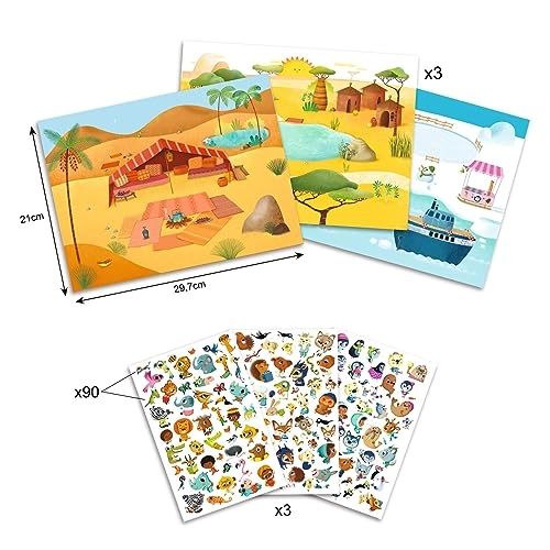 Savannah, Desert, North Pole Transfers - 90 pieces