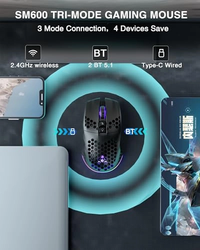 SM600 Gaming Mouse - Bluetooth