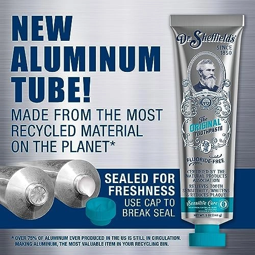 Certified All Natural Sensitive Toothpaste 150ml