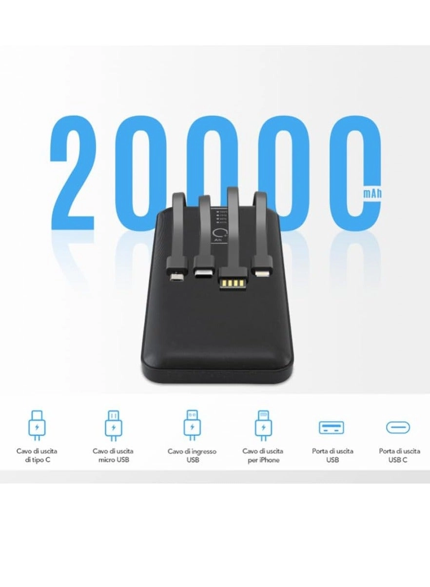 UAE65477 - 20000mAh QI Fast Charge