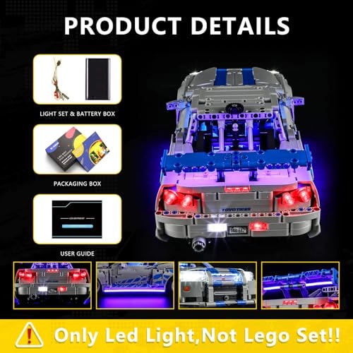 Light Kit for LEGO 42210 - Plastic 2 Fast 2 Furious 1