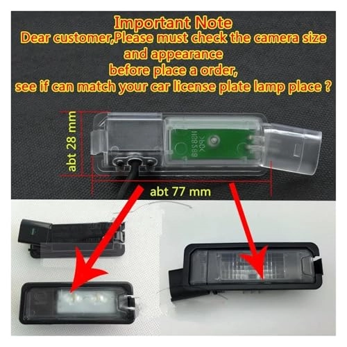 Rear View Camera - Night vision RCA 1280 x 720