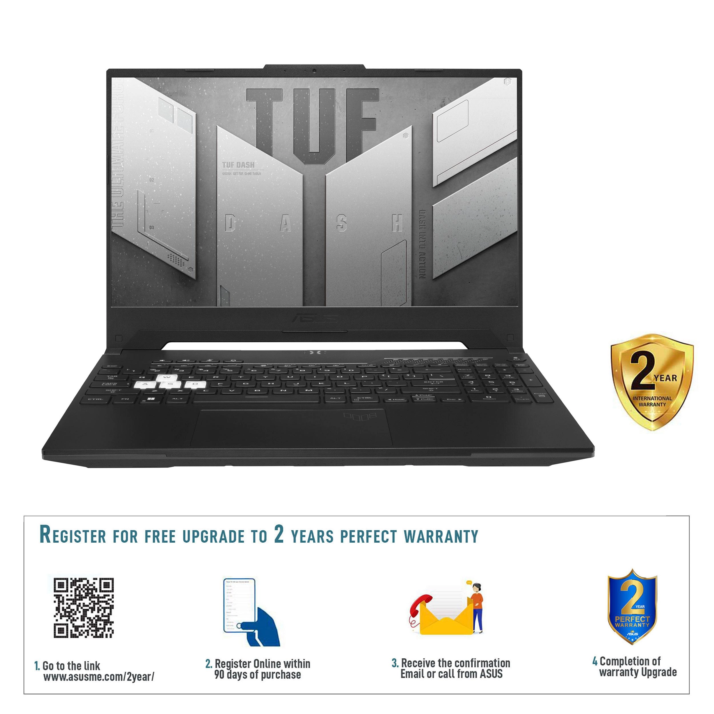 TUF Dash F15 FX517ZC - 15.6'' Core i5-12450H 8GB DDR5 512GB SSD