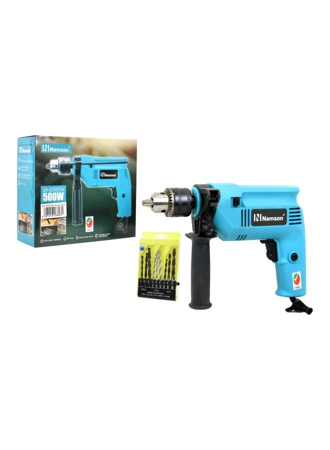 NAMSON Impact Drill - Blue/Black 26x23x10 cm