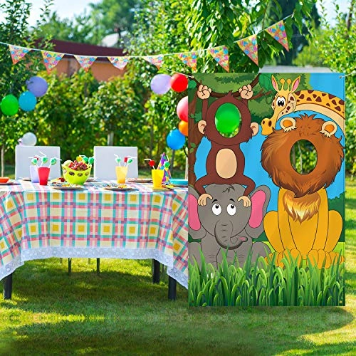 Jungle Animals Backdrop - Birthday