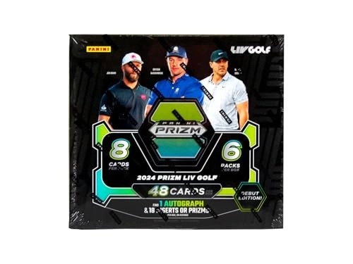 Prizm LIV Golf Hobby Box - 6 Packs Per Box 8 Cards Per Pack