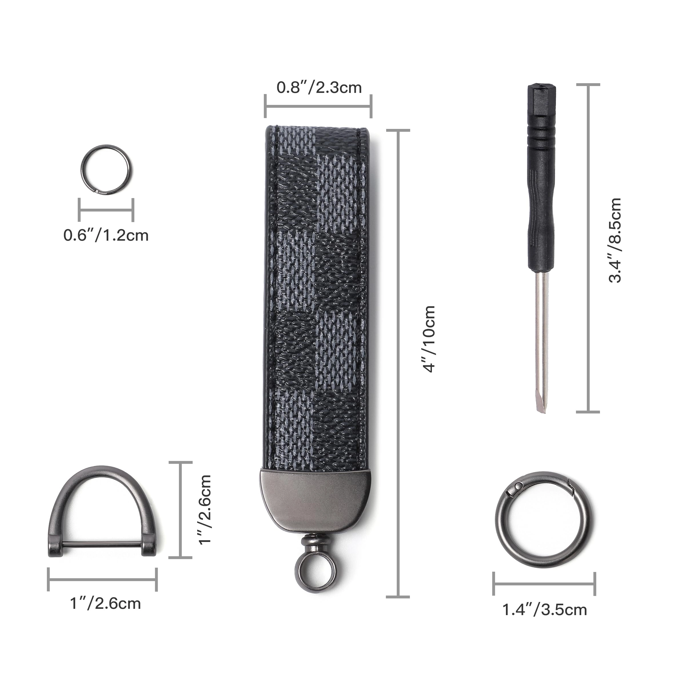 Leather Keychain - Character