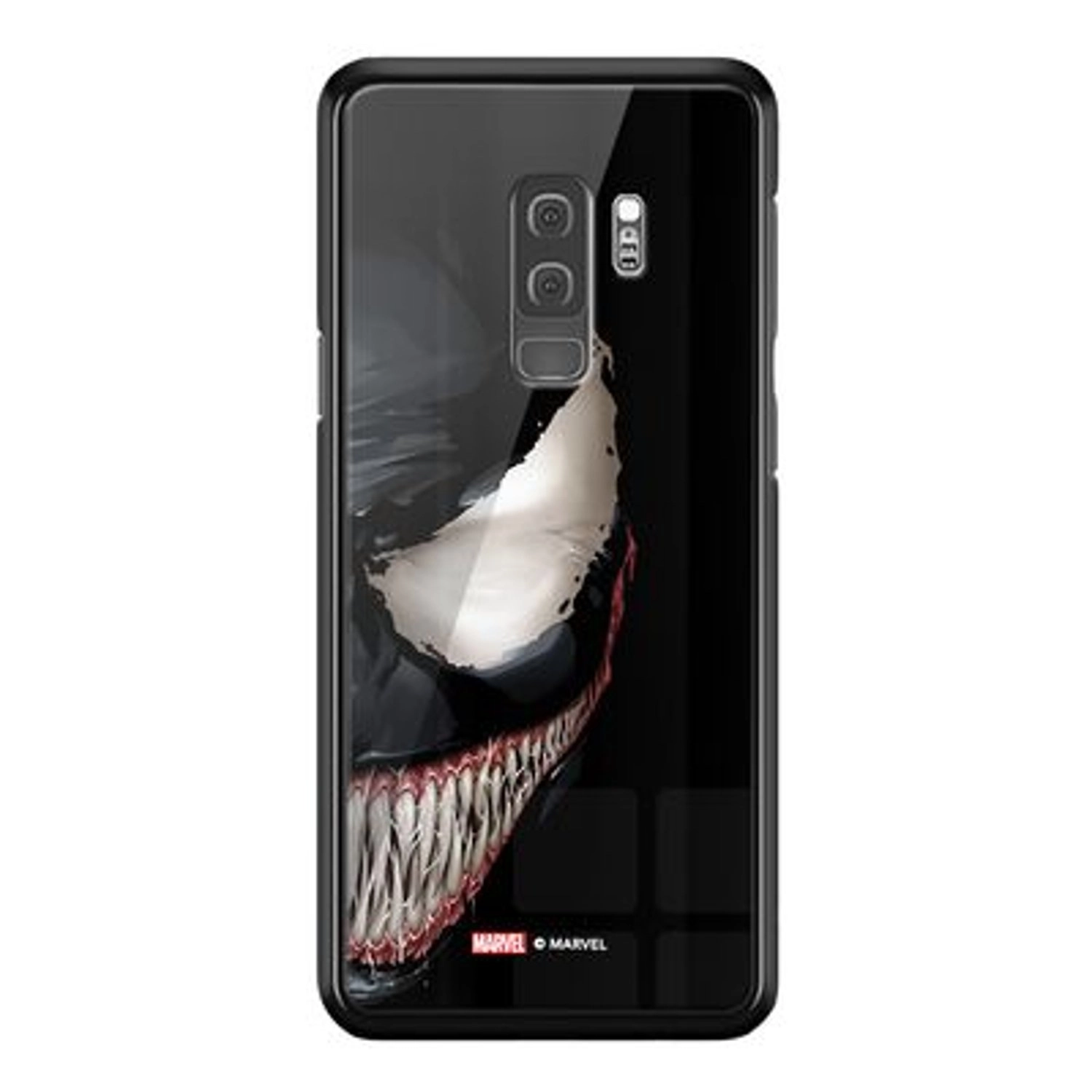 Wackylicious Venom Half Profile Face Back Case for Galaxy S9 Plus