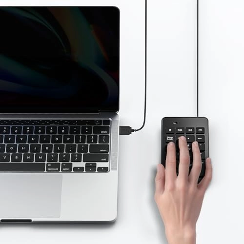 Wired USB-A Numeric Keypad - 23 Keys 5ft Cable