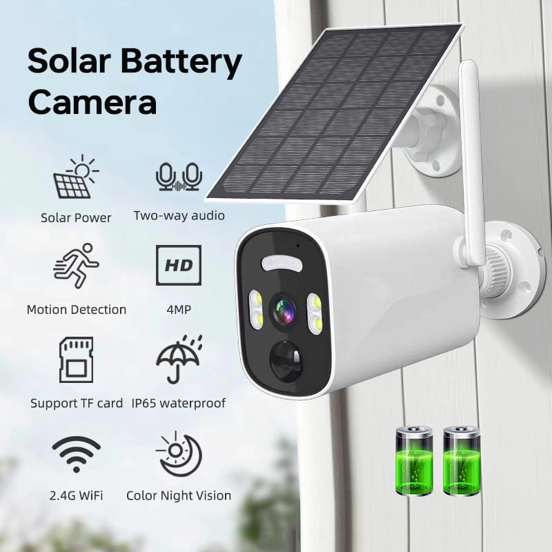 4MP Solar Security Camera
