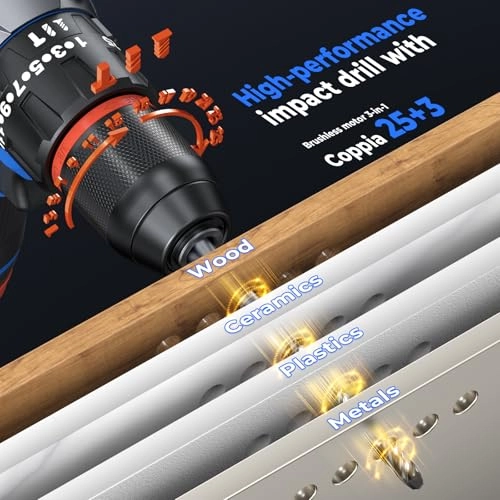 Cordless Drill - 16.8V 2.0Ah 65Nm Brushless