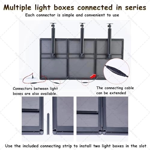 LED Light Box - 60X240cm Ultra Slim Bundle