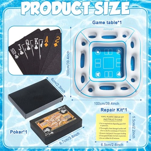 Floating Pool Games Table - Large Pool Game Table Set